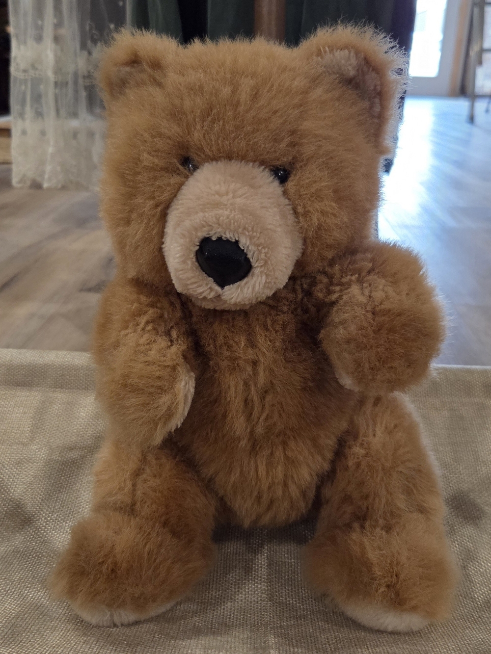 Vintage 1985 24 K Polar Puff Hubie Bear Puppet Plush Teddy #4676